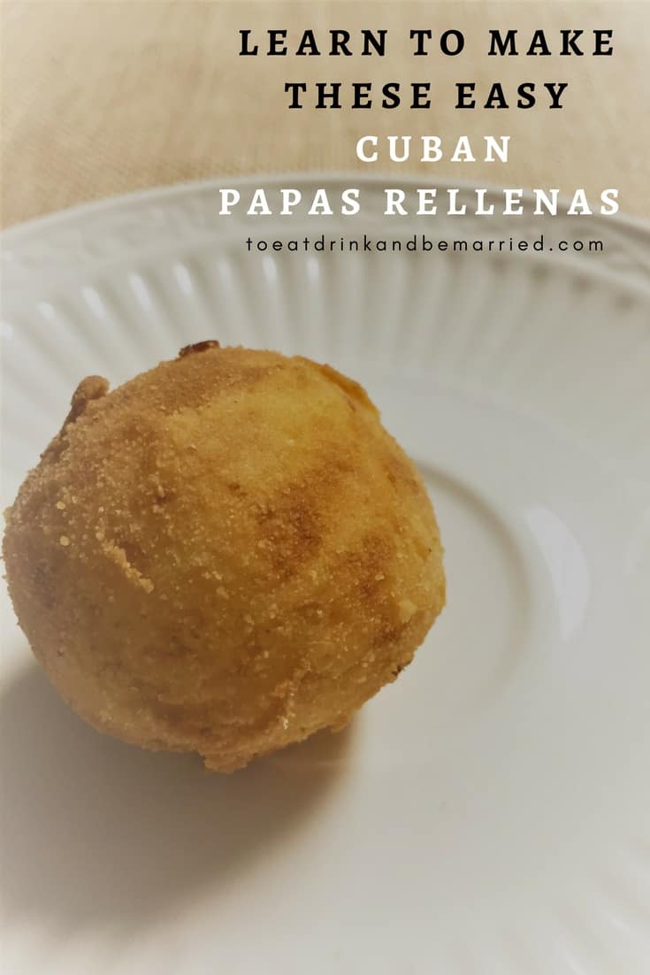 Cuban Papas Rellenas are a "must know" for everyone who likes to cook! Easy, impressive, delicious, and with a Latin flair! Literally potato balls stuffed with ground beef and deep friend to golden perfection!