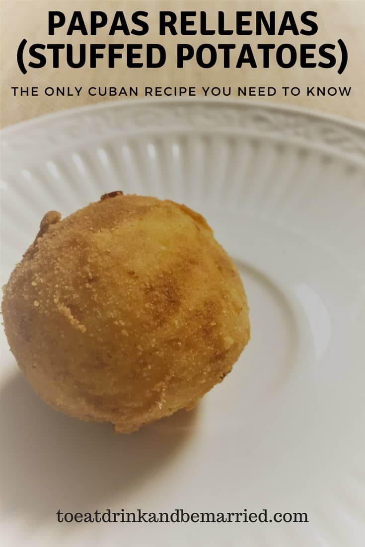 Cuban Papas Rellenas are a "must know" for everyone who likes to cook! Easy, impressive, delicious, and with a Latin flair! Literally potato balls stuffed with ground beef and deep friend to golden perfection!