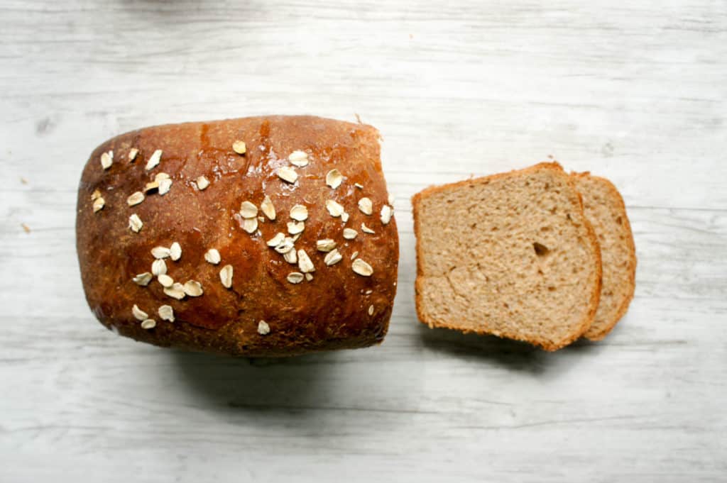 Honey Oat Wheat bread is easy to make and delicious for everything from breakfast to sandwiches!