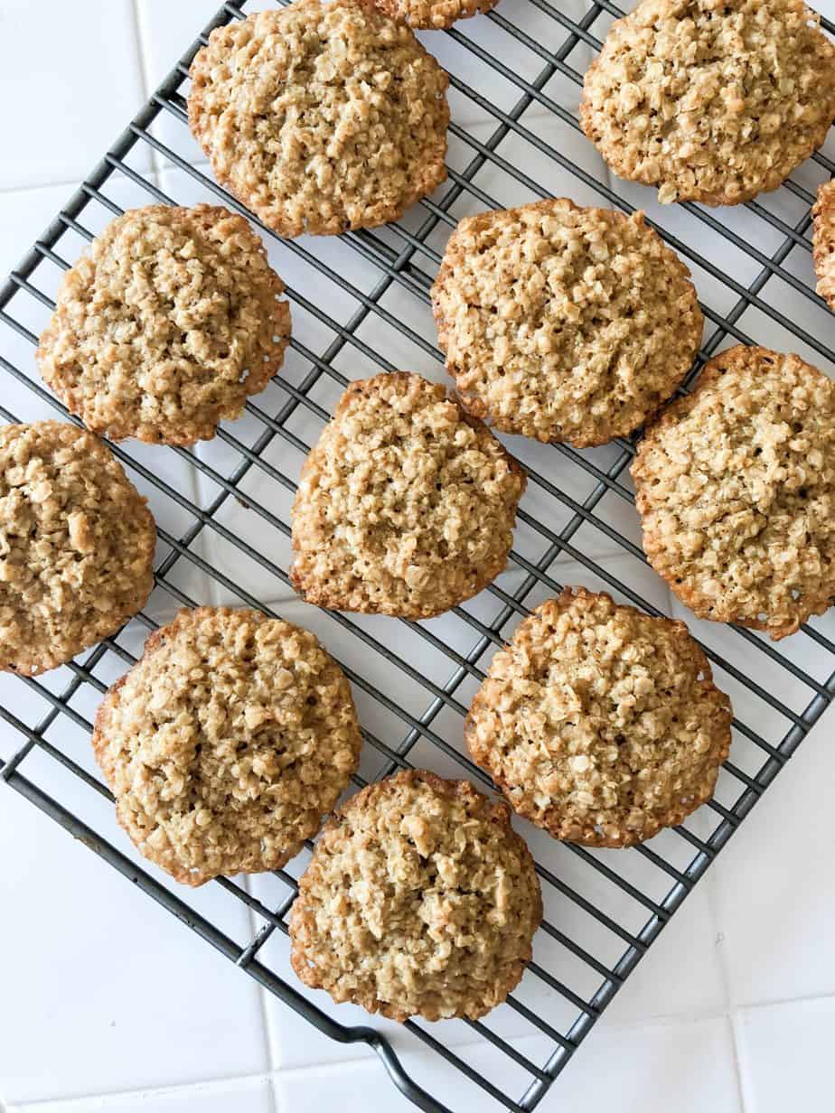 4 Ingrediente 15 Minutos Cookies Clássicos de aveia