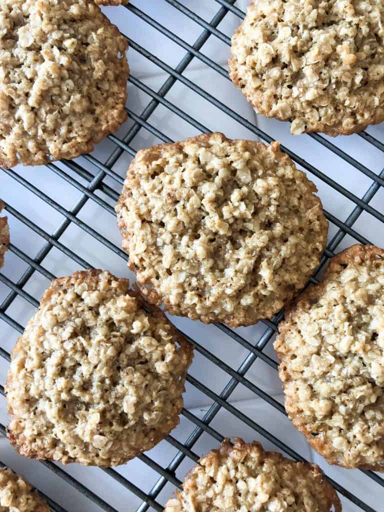 4 Ingredient 15 Minute Classic Oatmeal Cookies