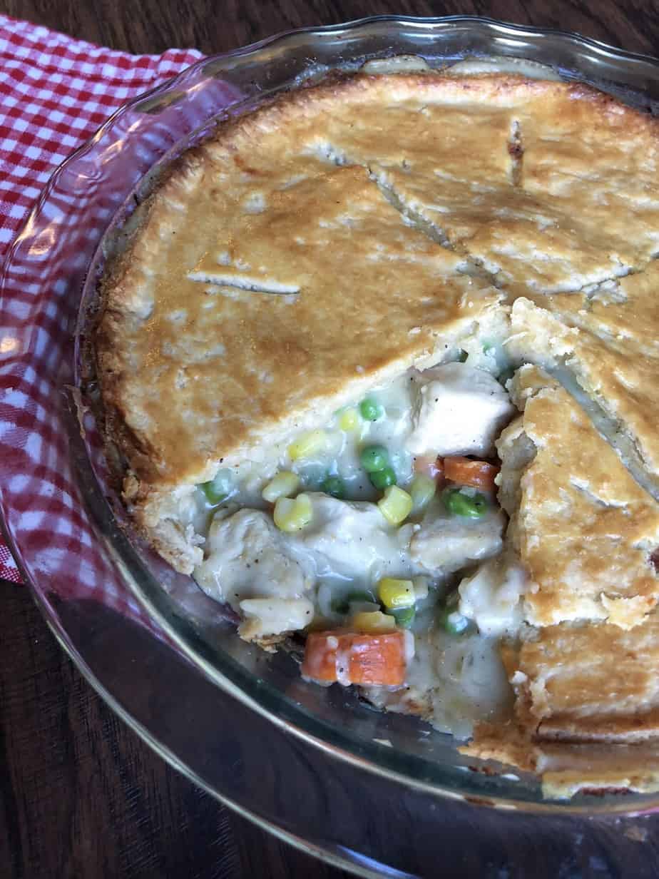 One Hour Chicken Pot Pie...Comfort food at it's finest!