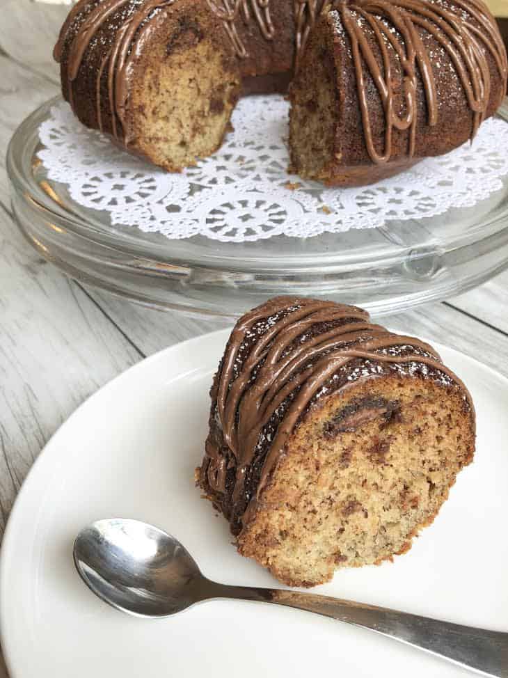 1 bowl Banana Nutella Bundt Cake