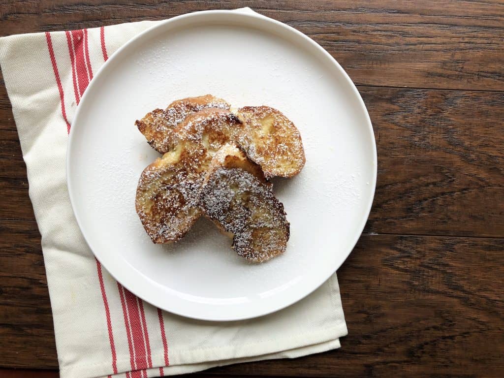 Challah French Toast made with homemade Challah Bread (recipe included!)