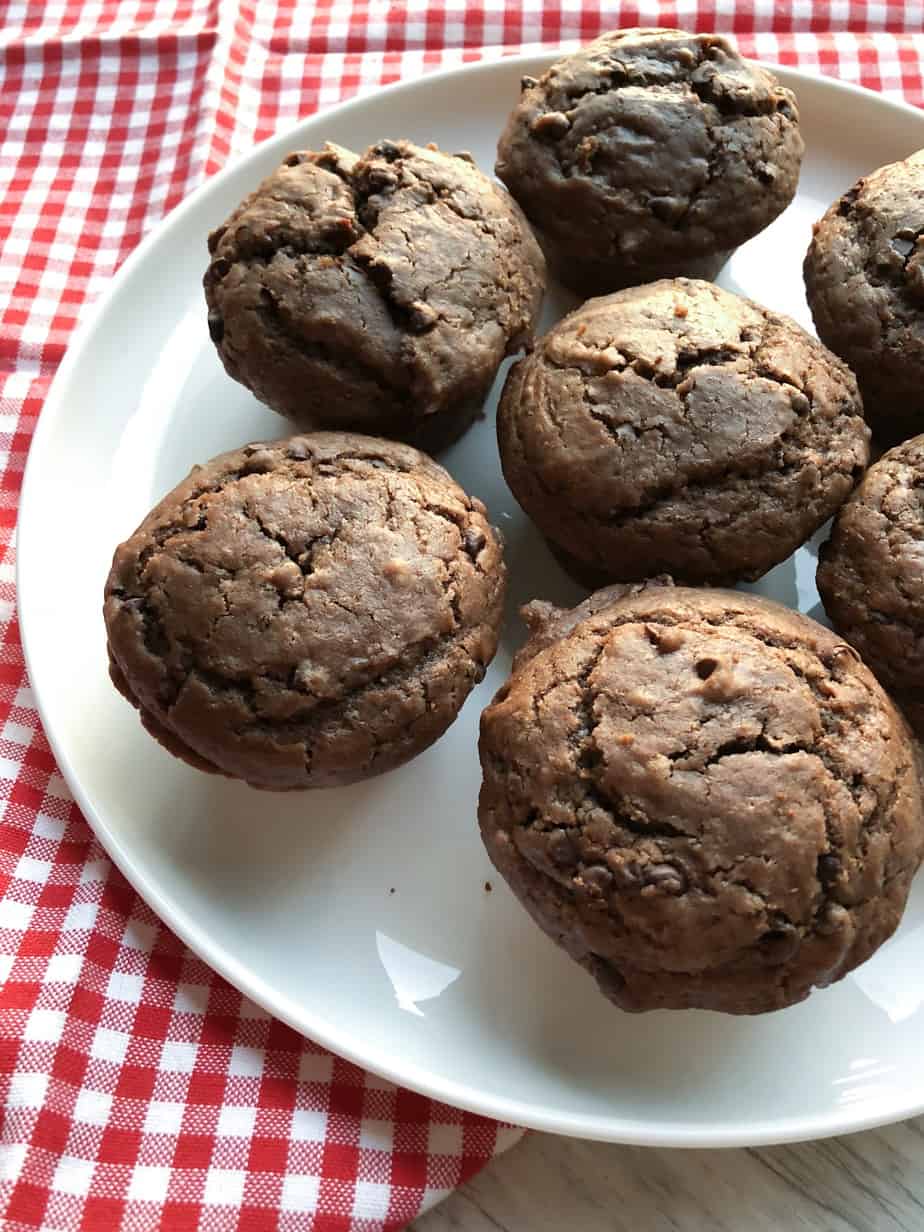 A simple, yet delicious family breakfast or dessert recipe. Made with chocolate chunks and Nutella, this muffin is chewy and dense just like your favorite chocolate cake! A little bit of buttermilk goes a long way in making the perfect cake (and no worries if you don't have buttermilk, I've got you covered with a substitution!).