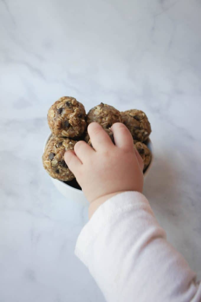 Tasty chocolate chip peanut butter coconut no bake energy bites are the snack of the year! Take one (or five!) on the go as you go about your day or relax with a cup of coffee and one of these yummy treats!