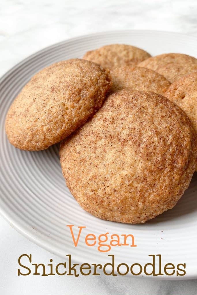 Vegan Snickerdoodle Cookies
