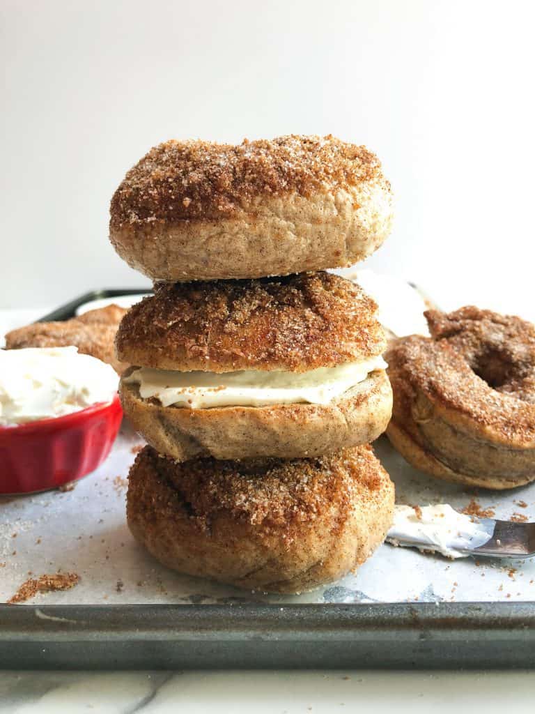 Cinnamon Sugar Crunch Bagels