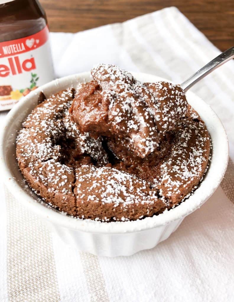 Nutella Microwave Mug Cake - My Fussy Eater | Easy Family Recipes