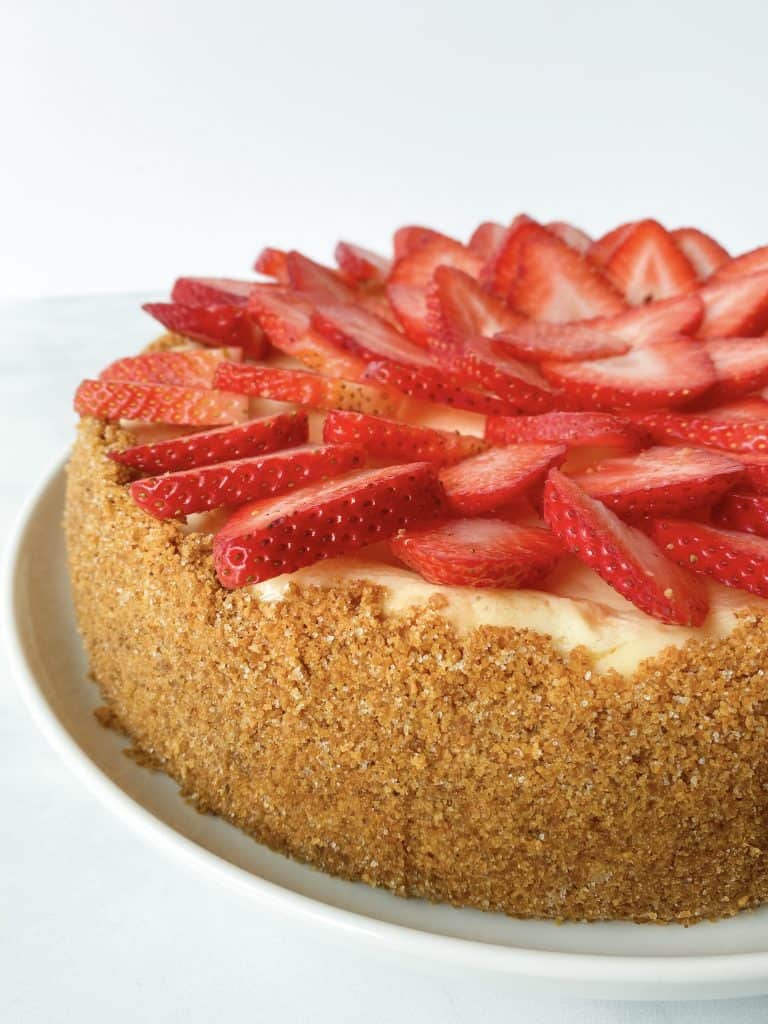 Classic Strawberry Cheesecake