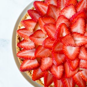 Classic Strawberry Cheesecake