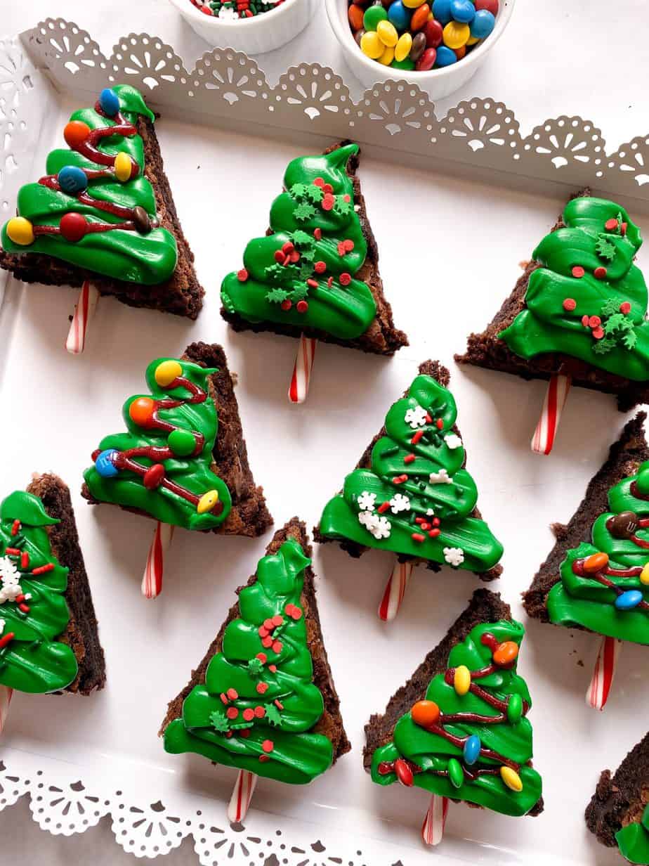 Christmas Tree Brownies - To Eat, Drink & Be Married