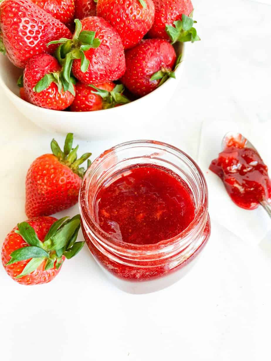 3 Ingredient Strawberry Jam (without pectin) - To Eat, Drink & Be Married