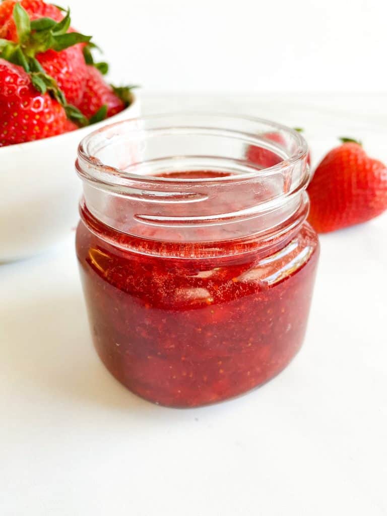 Easy homemade strawberry jam