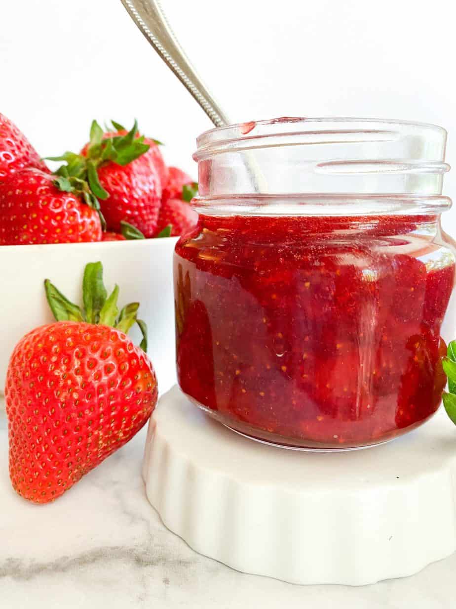 3 Ingredient Strawberry Jam (without pectin) - To Eat, Drink & Be Married