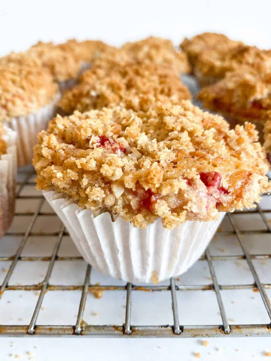 Strawberry Crumble Muffins