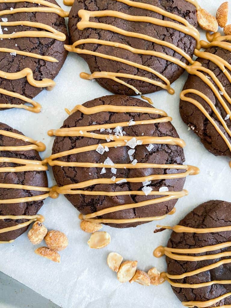 Brownie Peanut Butter Cookies