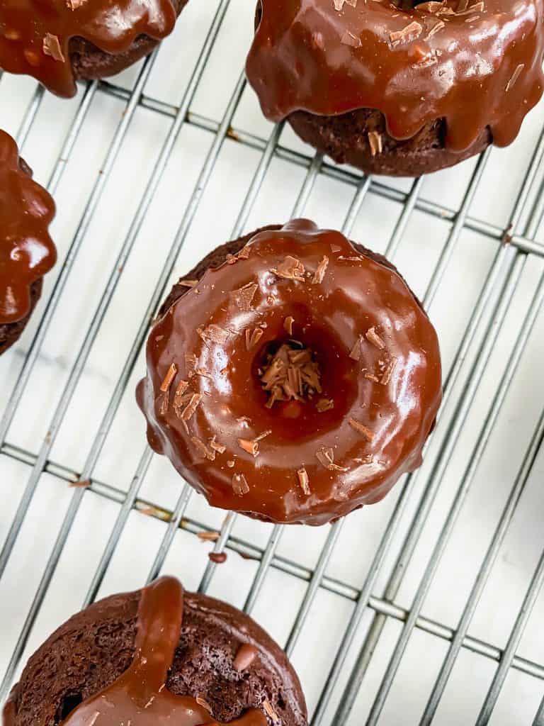 Mini Chocolate Bundt Cakes