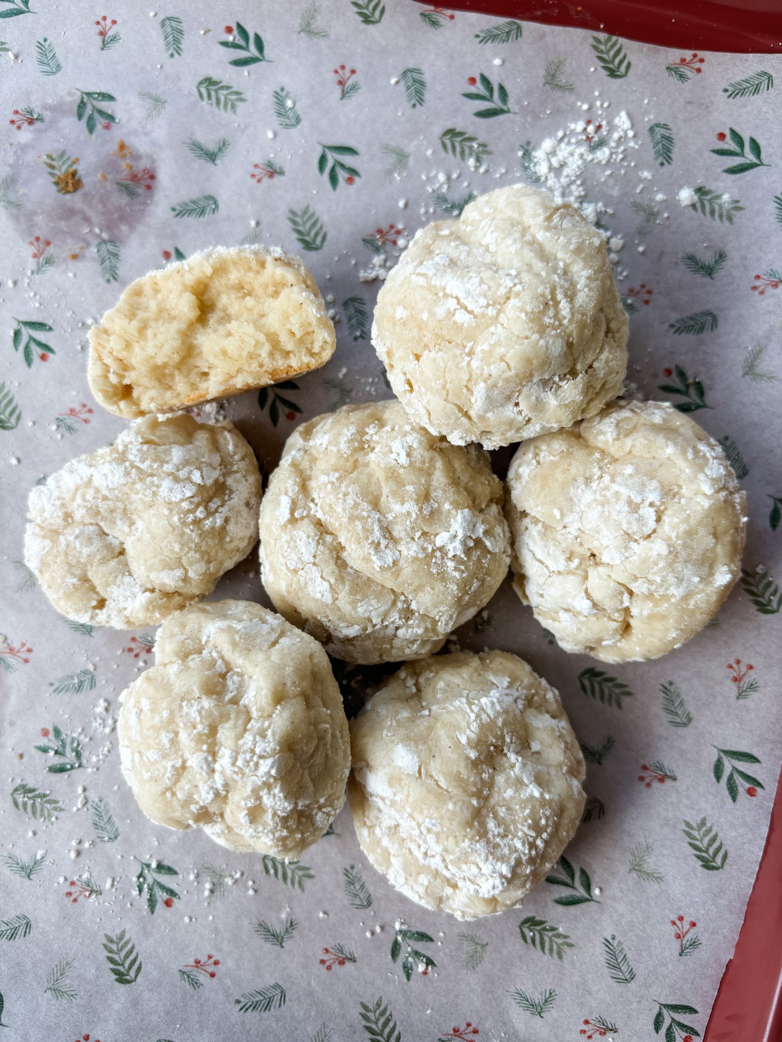 Eggnog Crinkle Cookies To Eat, Drink & Be Married